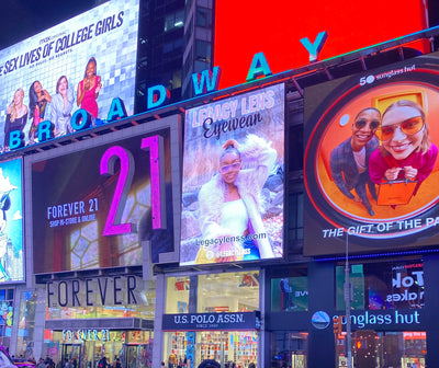 Legacy Lens New York City Time Square Billboard